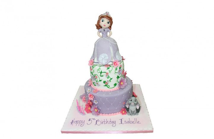 Sofia the First Tiered Cake